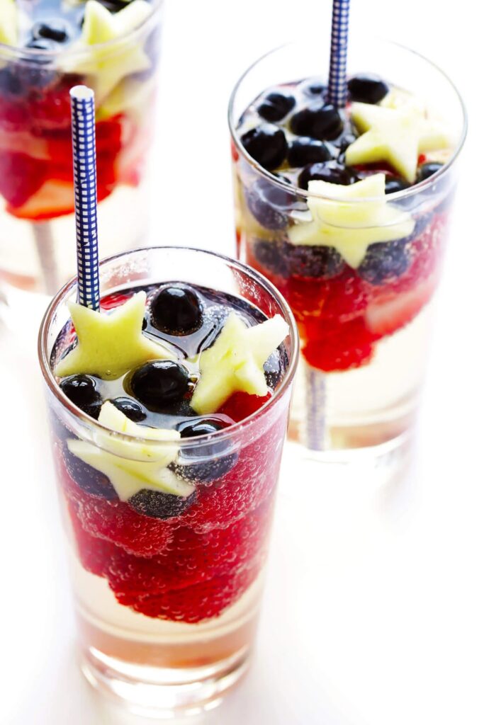 red white and blue cocktails