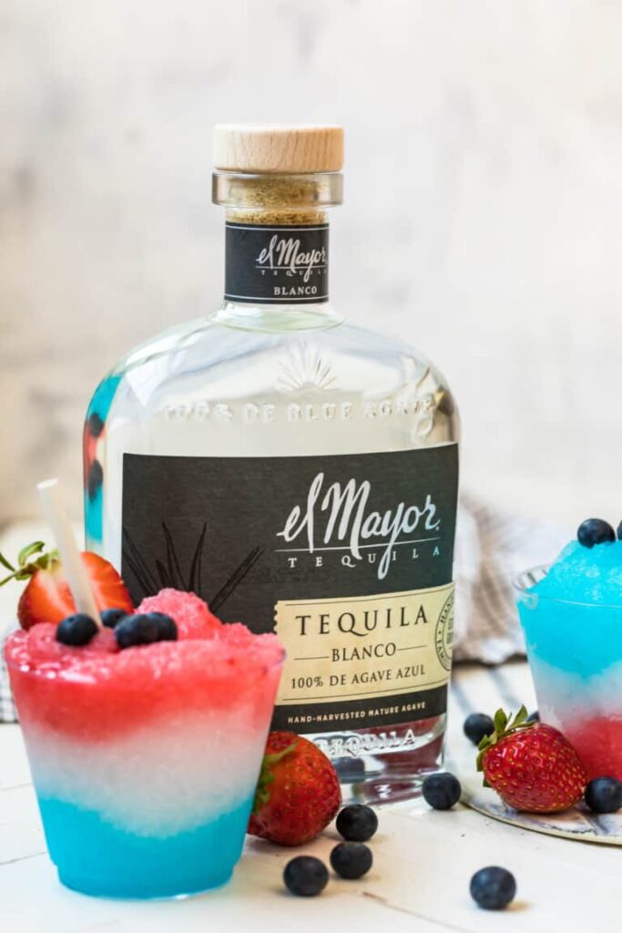 red white blue margarita - cocktails